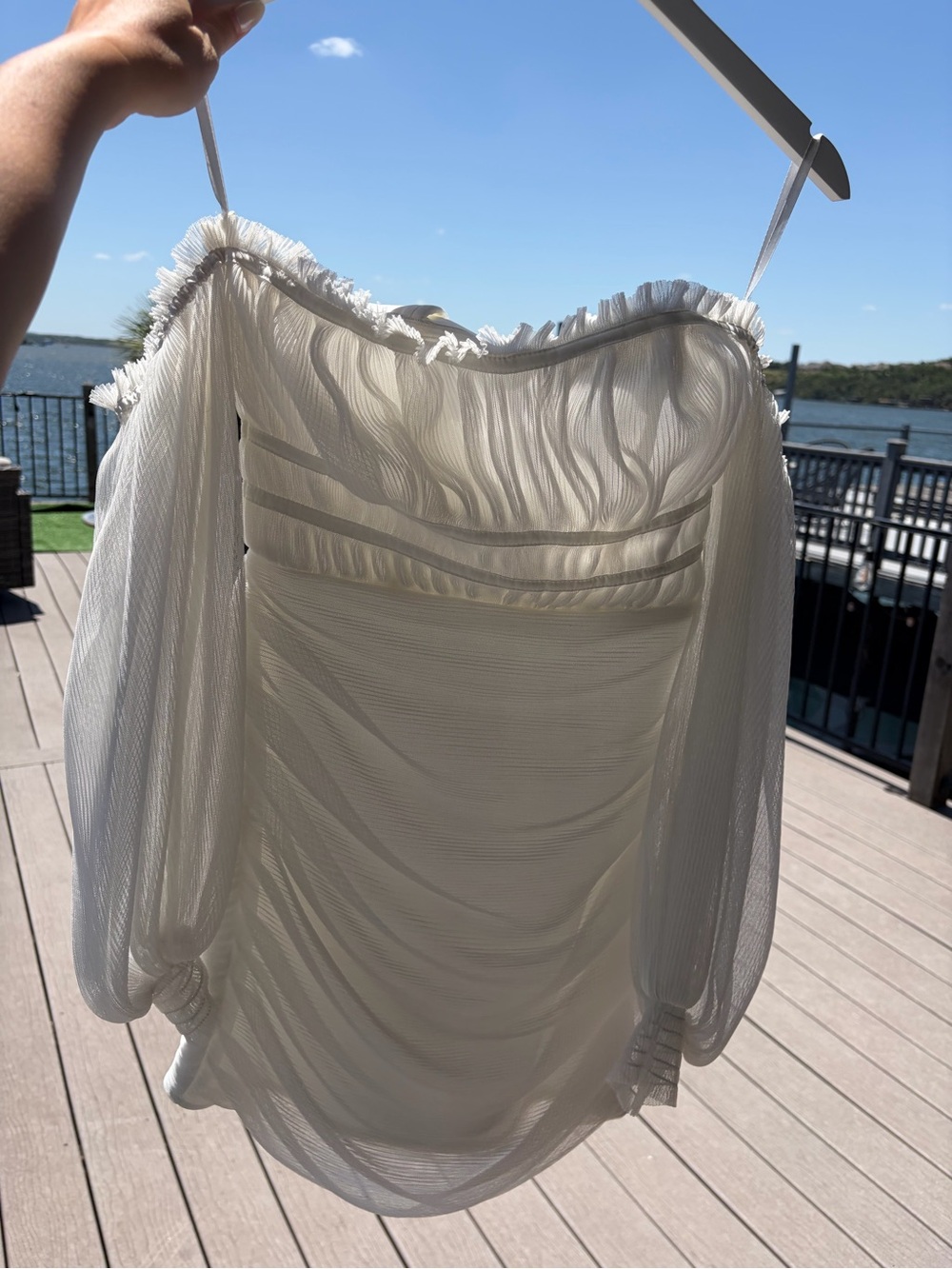 Ivory mini dress NWT